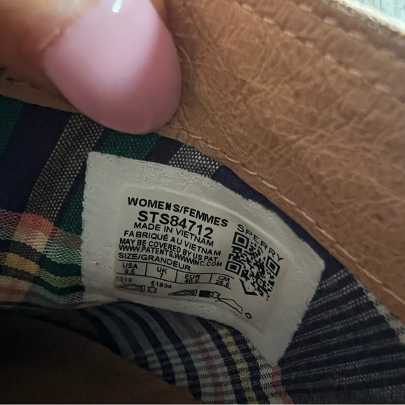 Sperry Tan Leather Slip-On Mules Shoes Almond Toe Womens Size 9.5 - Picture 3 of 8